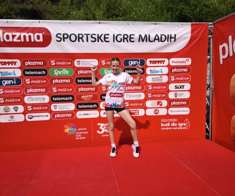MAŠA NEKIĆ OSVOJILA JE BRONČANU MEDALJU NA DRŽAVNOJ ZAVRŠNICI PLAZMA SPORTSKIH IGARA MLADIH