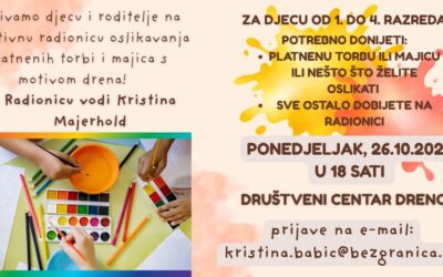 RADIONICA JESEN – 26. LISTOPAD 2026.